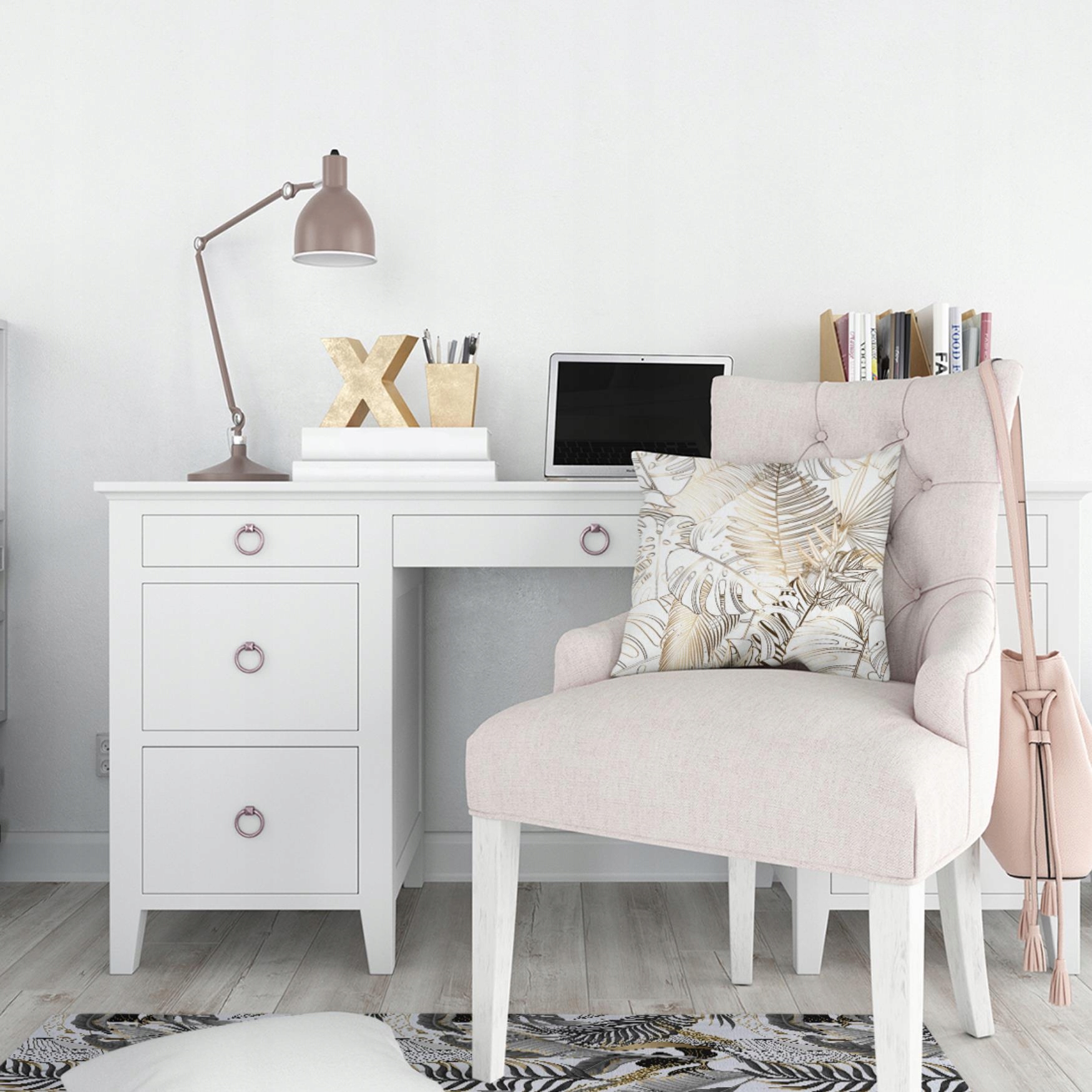 POSZEWKA NA PODUSZKĘ DEKORACYJNA 50x50 JASIEK 099 Wzór dominujący Gładki Kwiaty Inny wzór