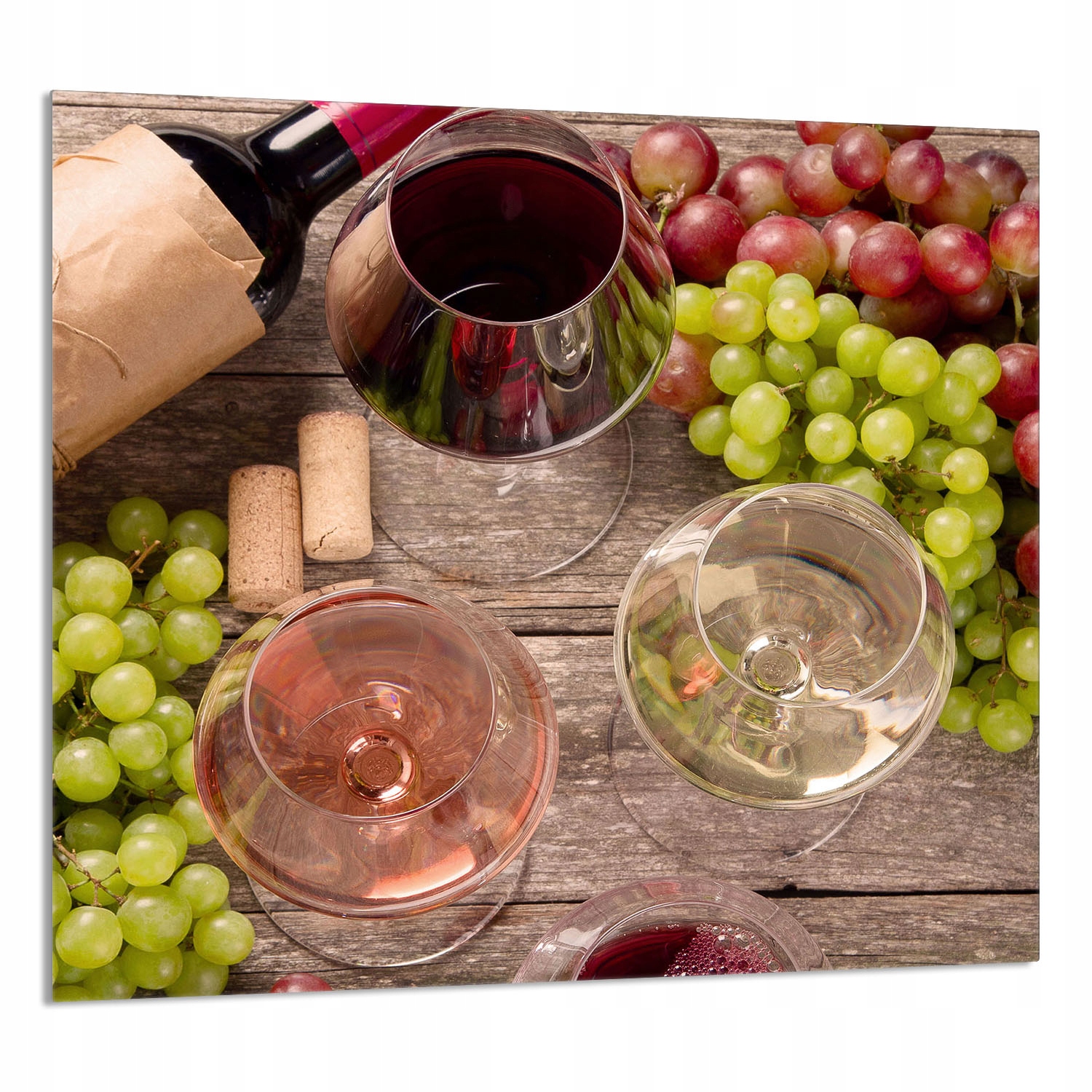 Skleněný Panel Do Kuchyně 65x60 Víno Tvrzené Sklo