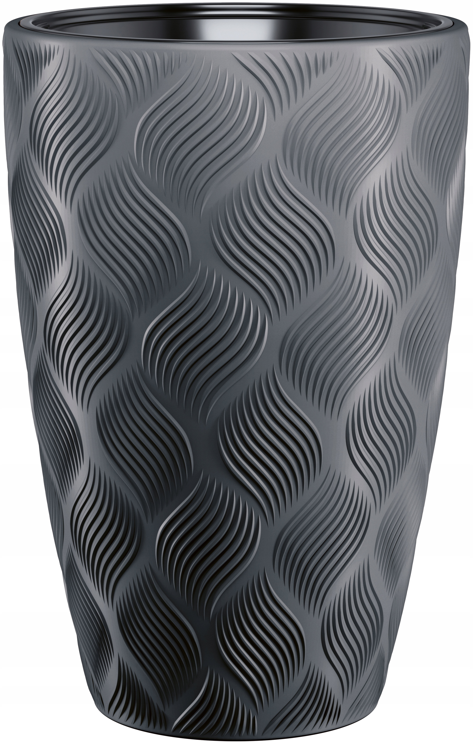 

Doniczka Donica Flow Slim 30 cm Wkład Antracyt