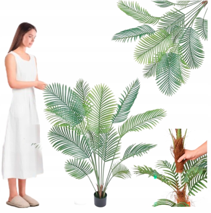 Umělá Palma Stromek Do Obývacího Pokoje Jako Živá Terasa Balkon V Květináči 150cm