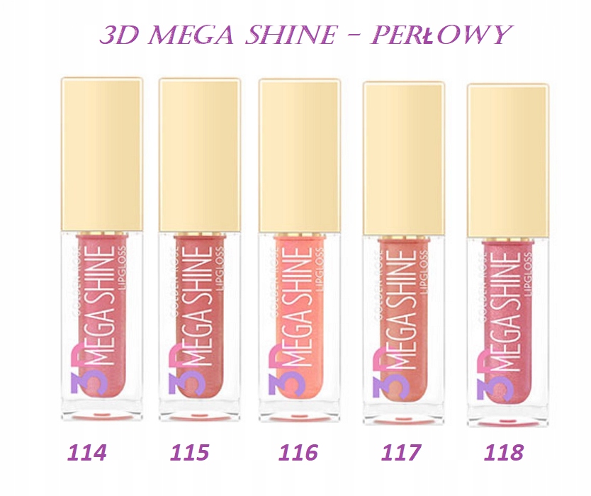 Golden Rose Błyszczyk do ust 3D Mega Shine 115 EAN (GTIN) 8691190494766