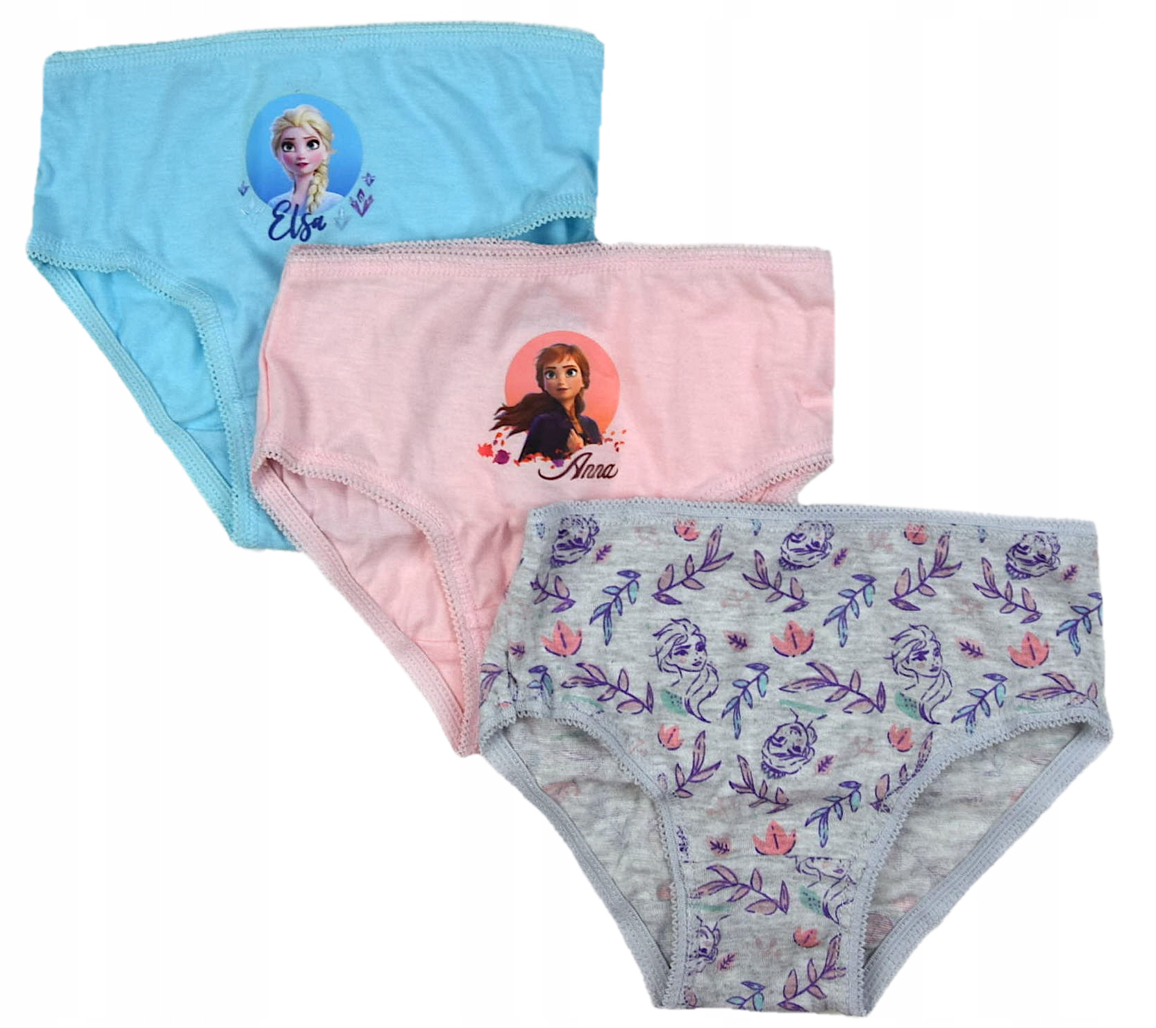 

3-PACK Slipy Majtki Kraina Lodu Elsa Anna 104/110