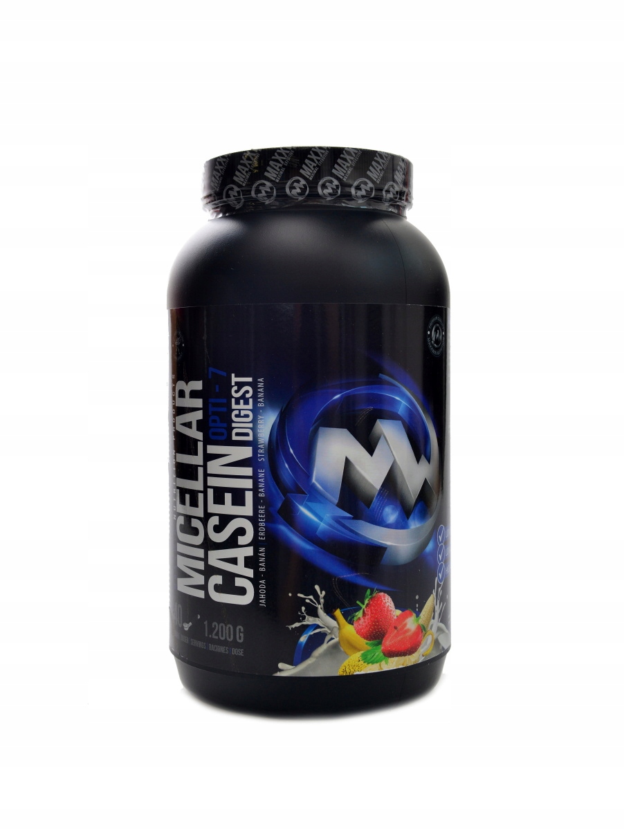 Maxxwin Micellar casein opti 7 diggest 1200g jahoda banán