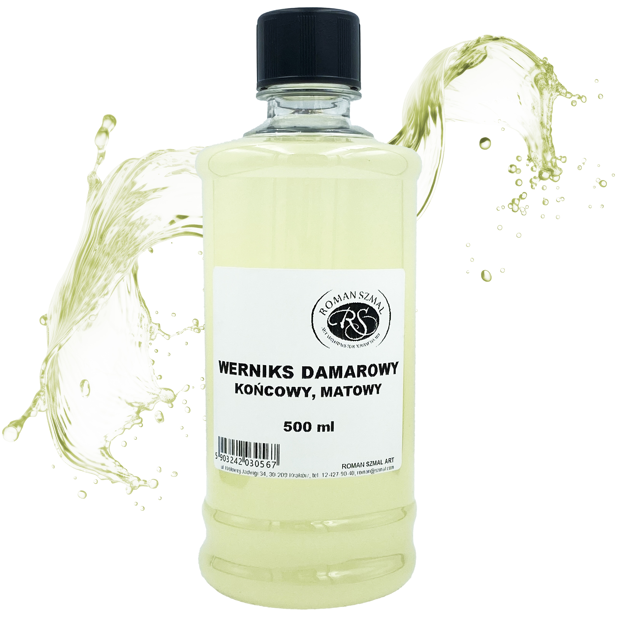 Verniks damarový závěrečný Matný Roman Šmal anti Uv profesionální 500ml