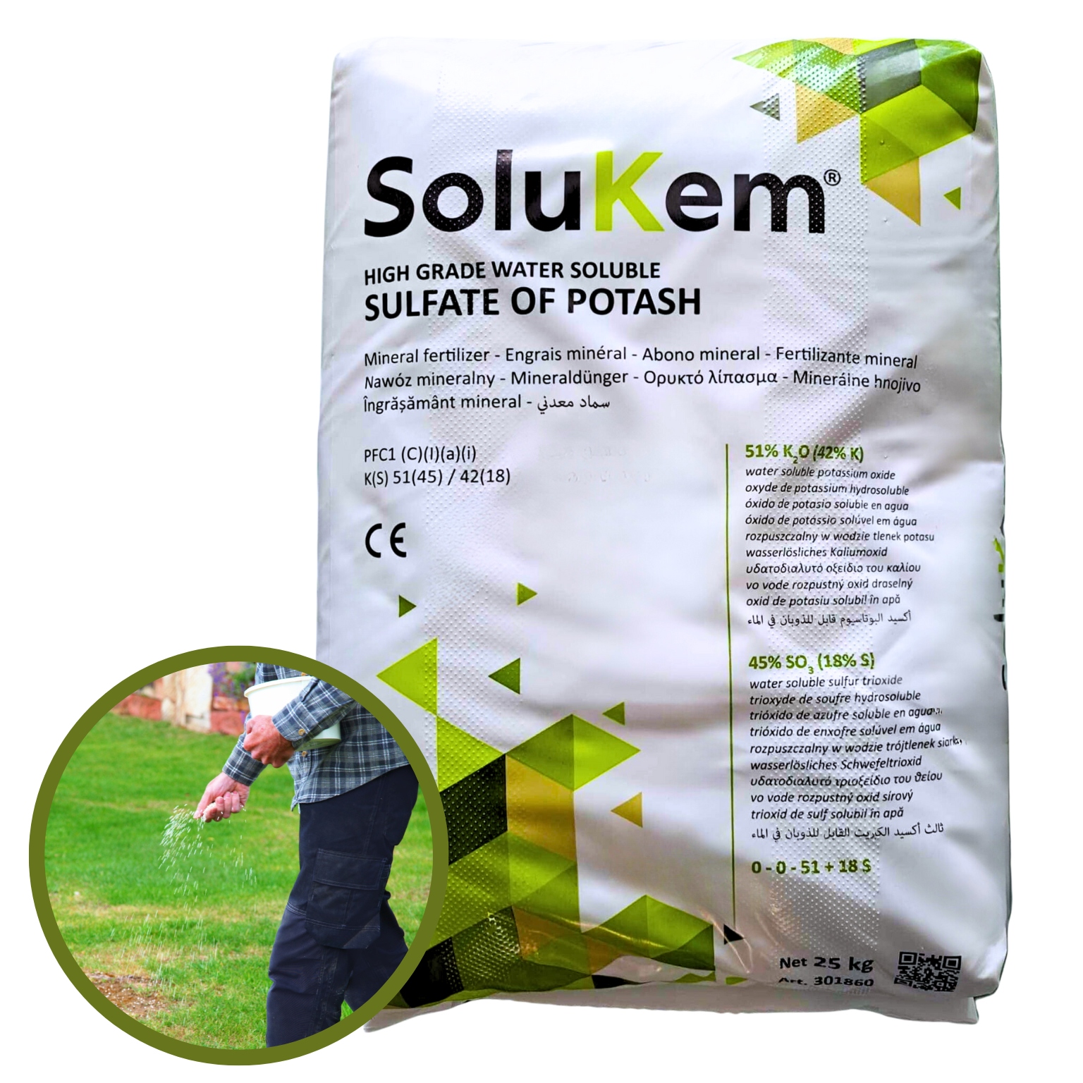 Siarczan potasu SoluKem Tessenderlo 25kg