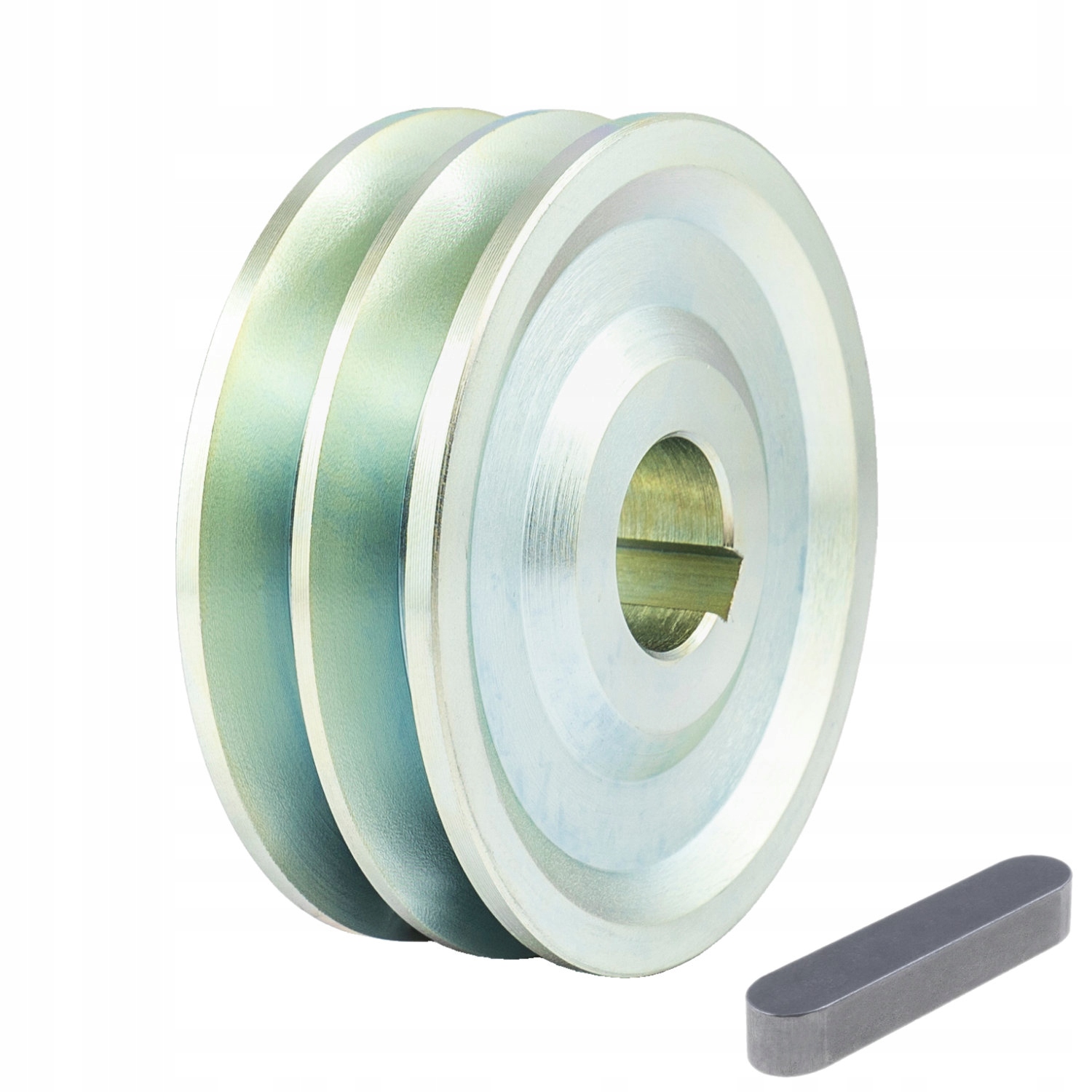 Koła koło pasowe szajba 2 paski 2x 13mm Ha fi 110 otwór 19 mm wpust