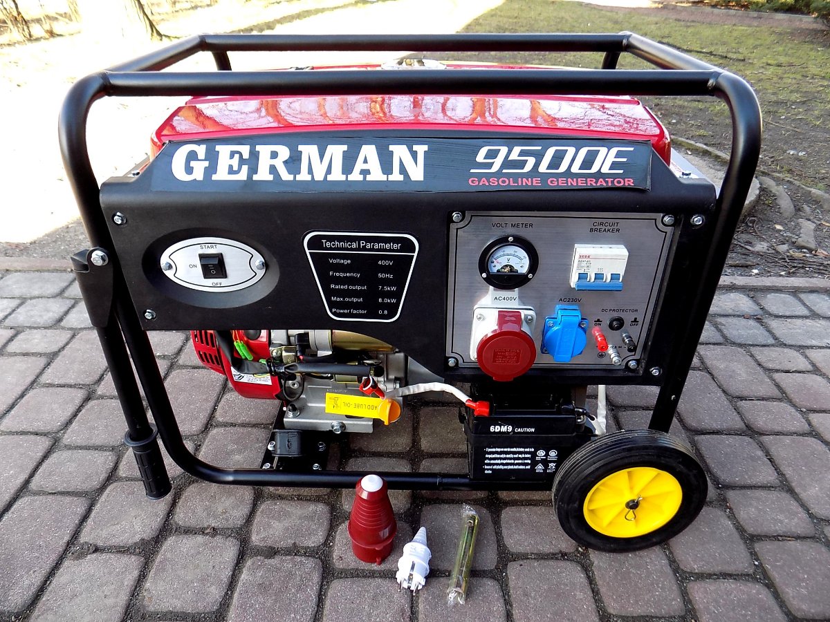 Elektrocentrála 17KM 8kW 230V 400V 12V Estart