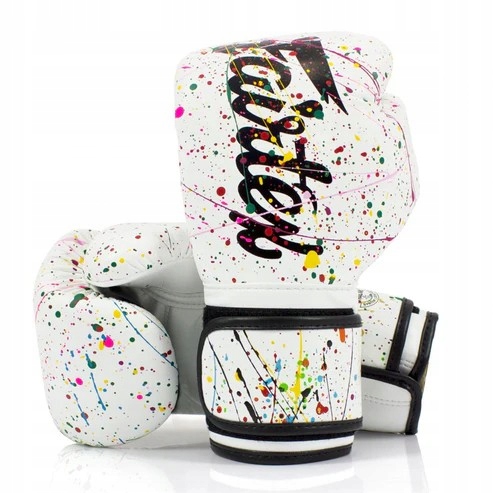 Fairtex Boxerské rukavice BGV14 Painter Bílé 16oz