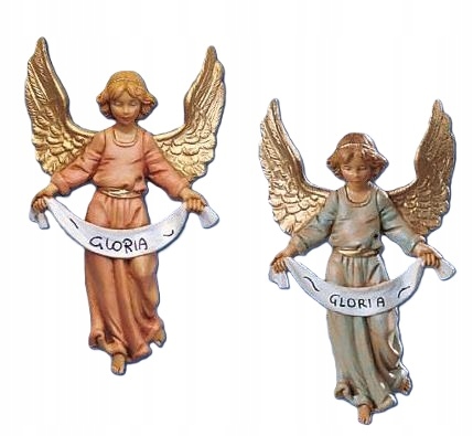 Figurky od firmy Fontanini 2 Andělé Gloria k zavěšení, pro figurky 9,5 cm