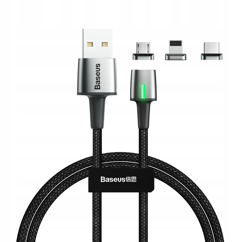 

Kabel Baseus 3w1 Usb / Usb Lightning/micro/Typ-C