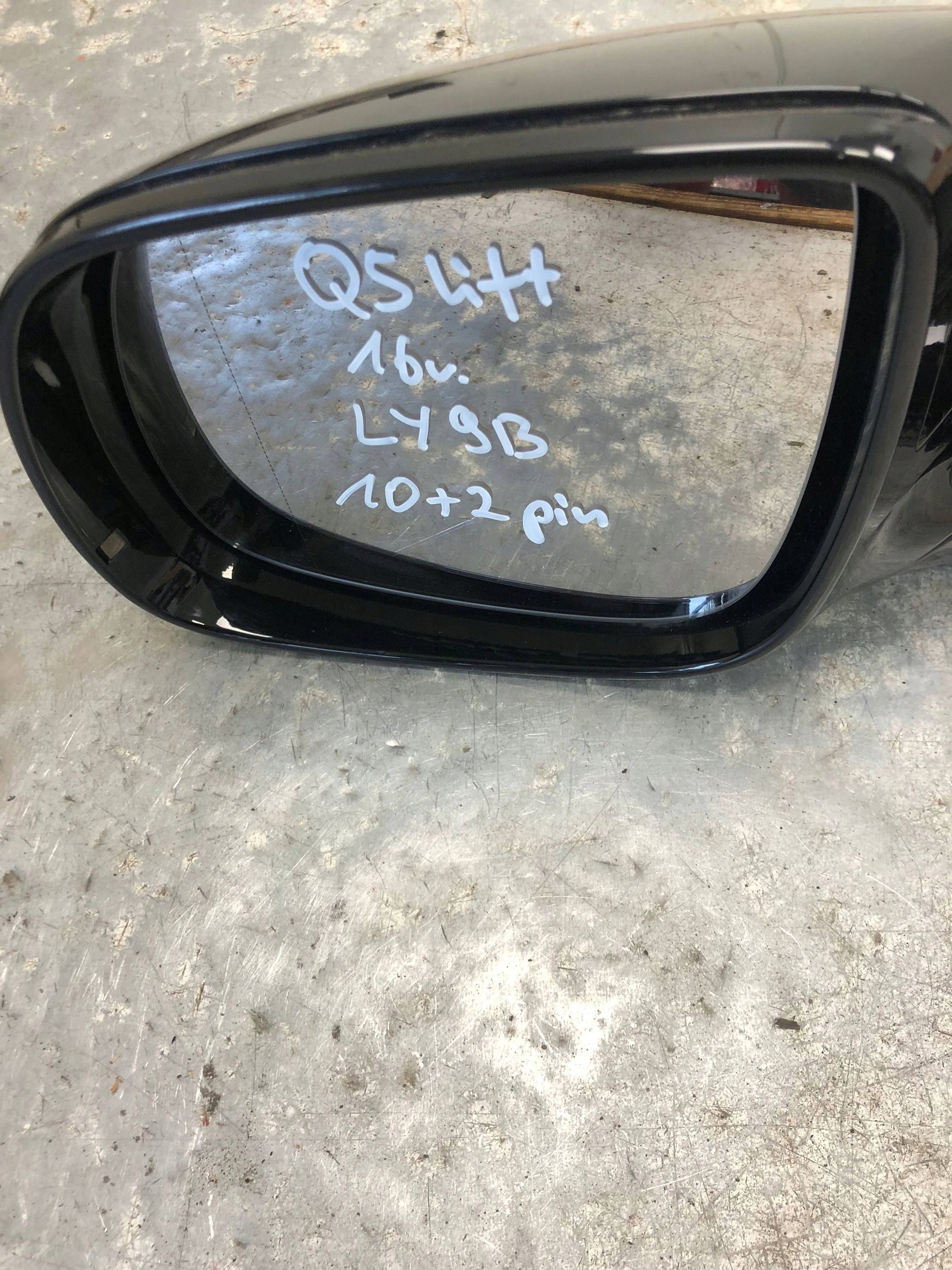 mirror left 10+2 PIN AUDI Q5 LIFT LY9B 8R1857409AJ