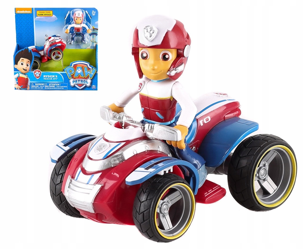 

Psi Patrol Figurka Ryder Quad Pojazd Ratunkowy