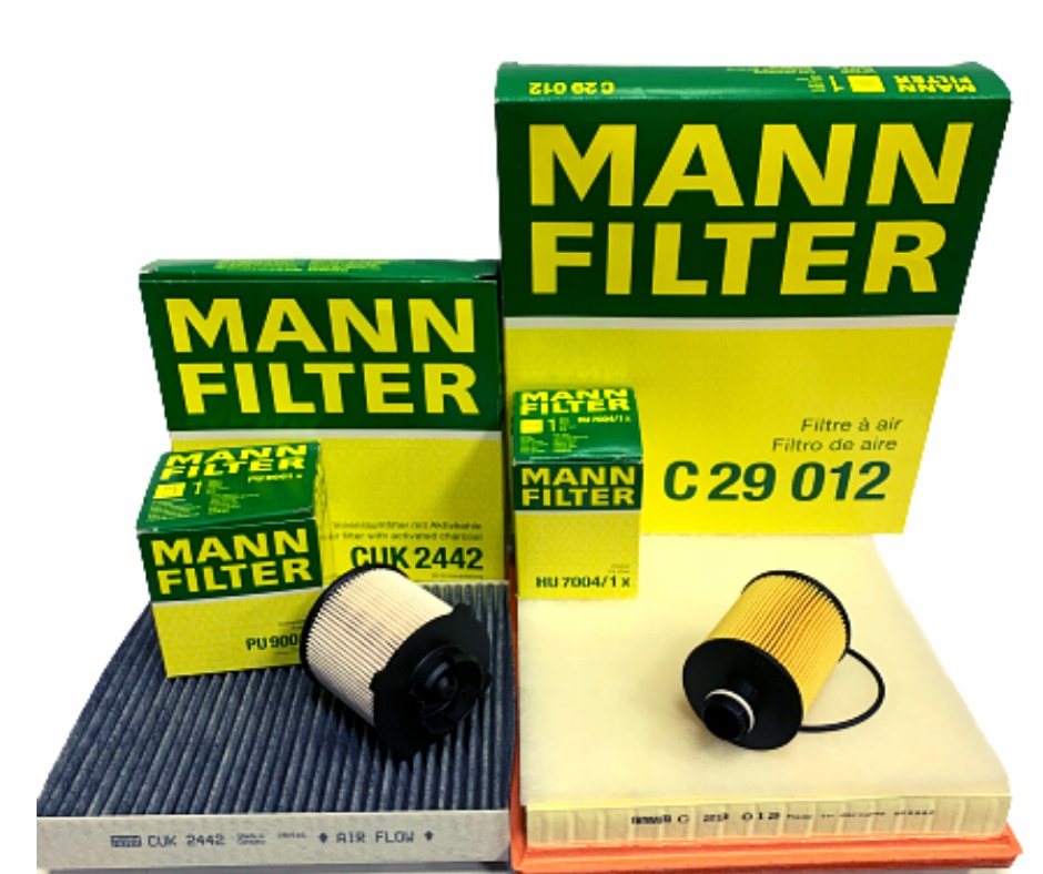 Sada 4 Filtrů Mann Filter Opel Insignia A 2.0 Cdti Saab 9-5 sada.