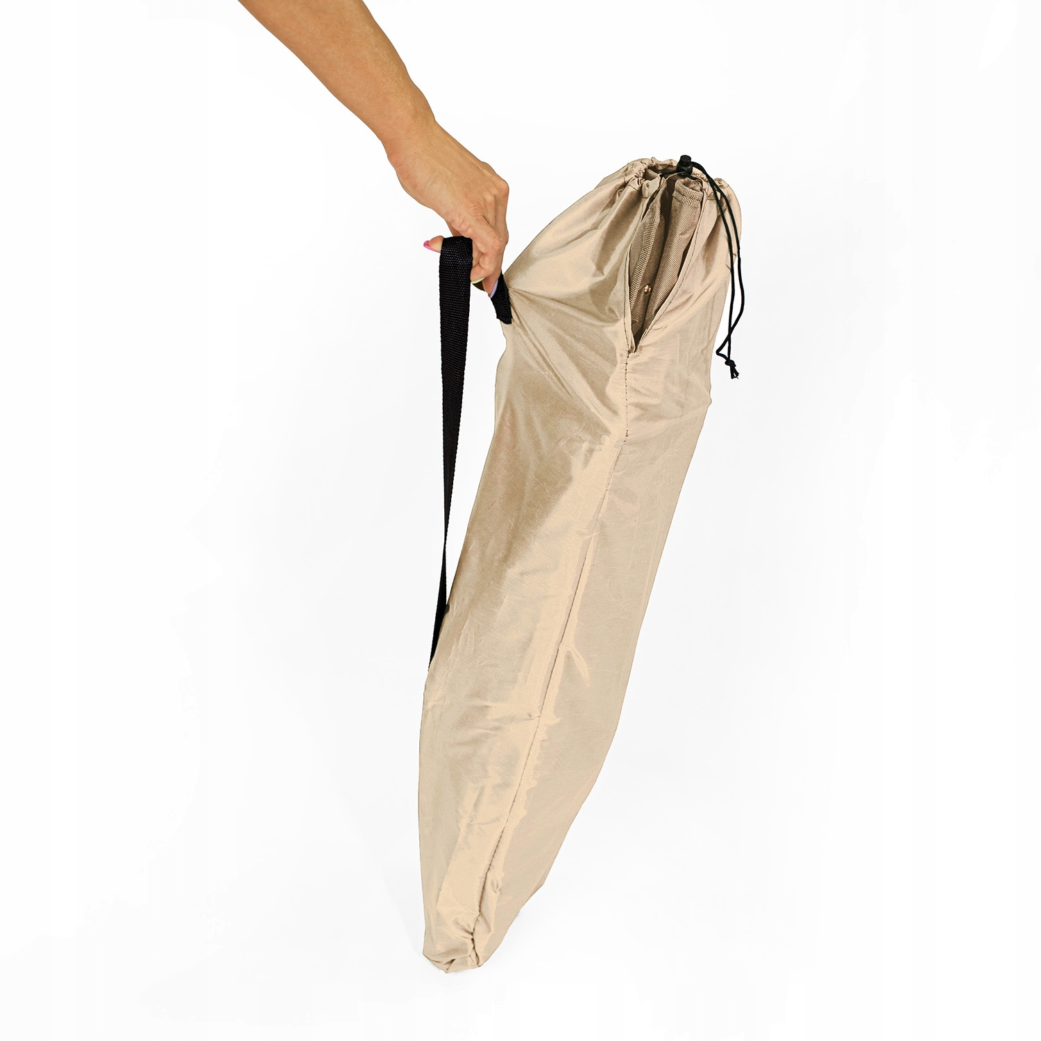 KRZESŁO TURYSTYCZNE SKŁADANE KEMPINGOWE LEŻAK PLAŻOWY OGRODOWY Z OPARCIEM Waga 2 kg