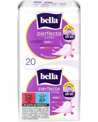 

Bella Perfecta Ultra Violet podpaski 20 sztuk
