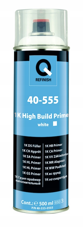 Q-Refinish 40-555 Podkład wysoko wypełniający Spray Szary 500ml