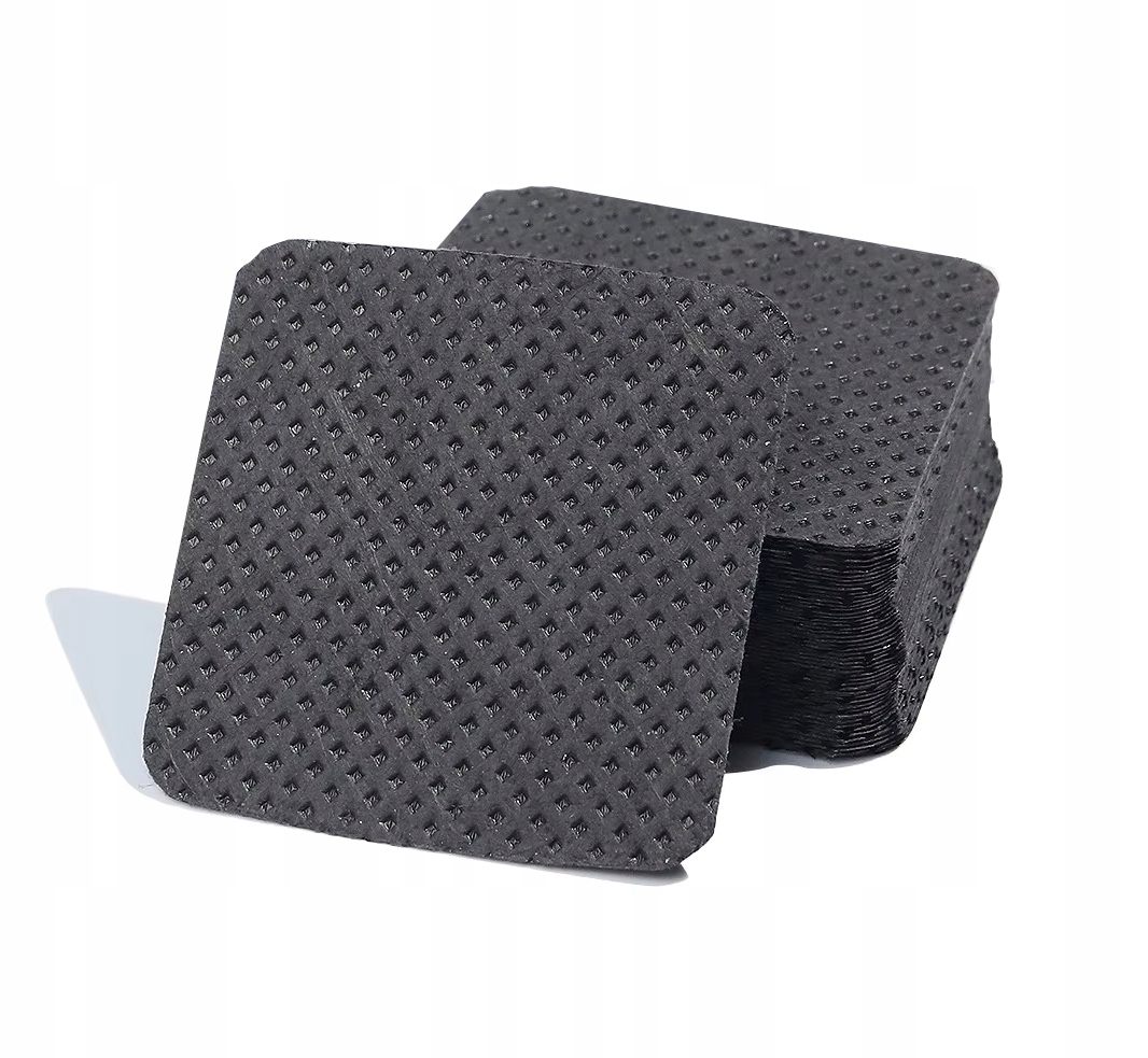 Profesjonalne Waciki Płatki Bezpyłowe Perforowane - czarne 540 szt