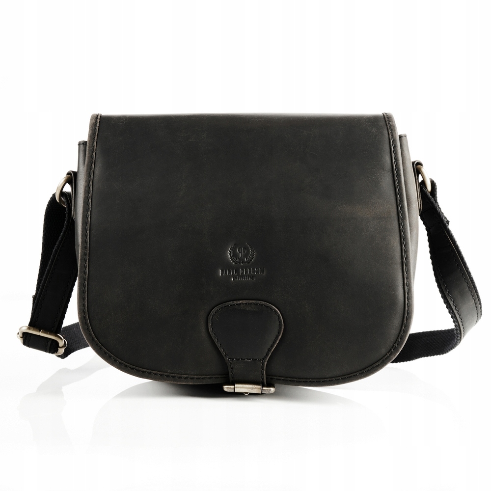 Torebka damska Paolo Peruzzi skóra czarna Autoryzowany Dystrybutor