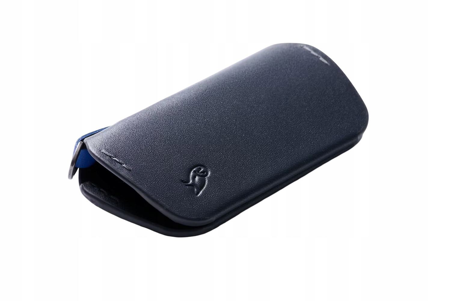 Pouzdro na klíče Obal Bellroy Key Cover přírodní kůže, námořnická modř