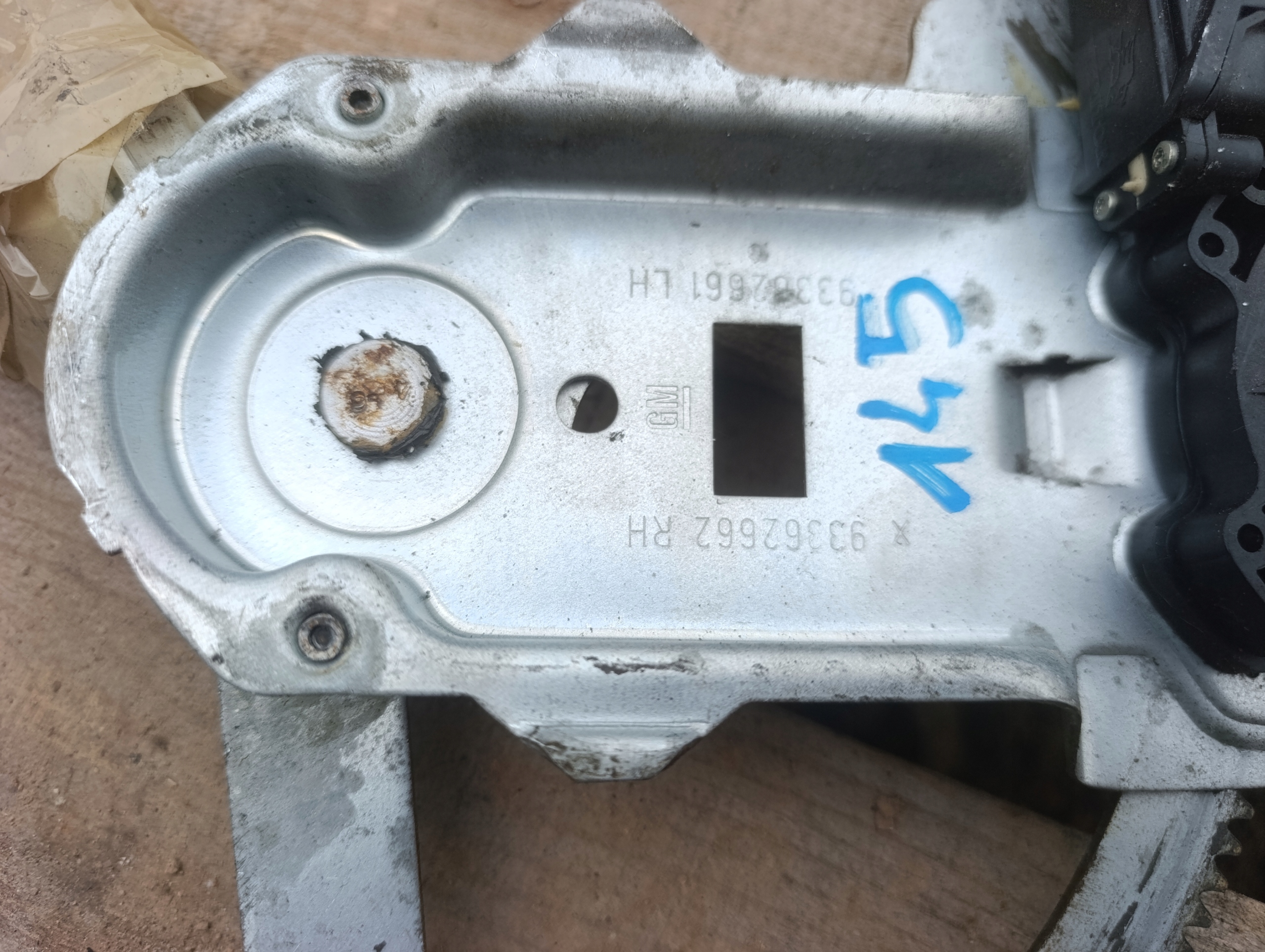 mechanism window regulator front right MERIVA and A 93389552
