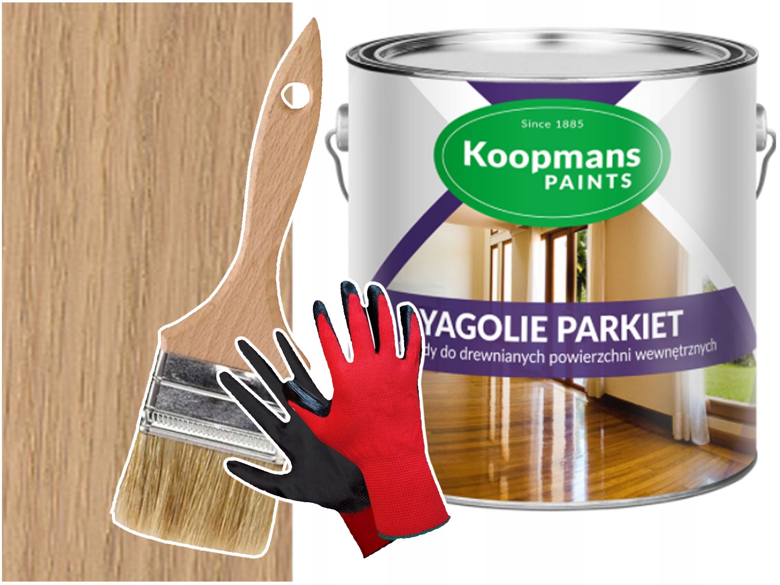 Olej na dřevo a podlahy Yagolie káva s mlékem 2,5L