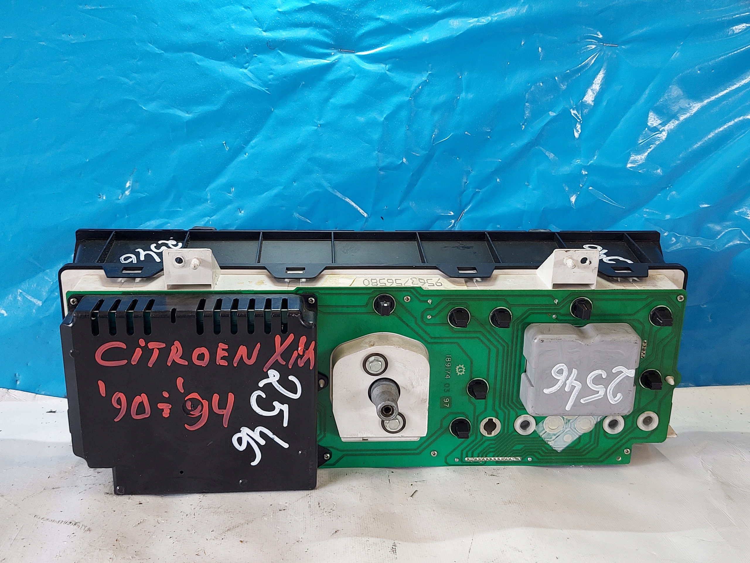 dials clock CITROEN XM 2.0 and 9563756580