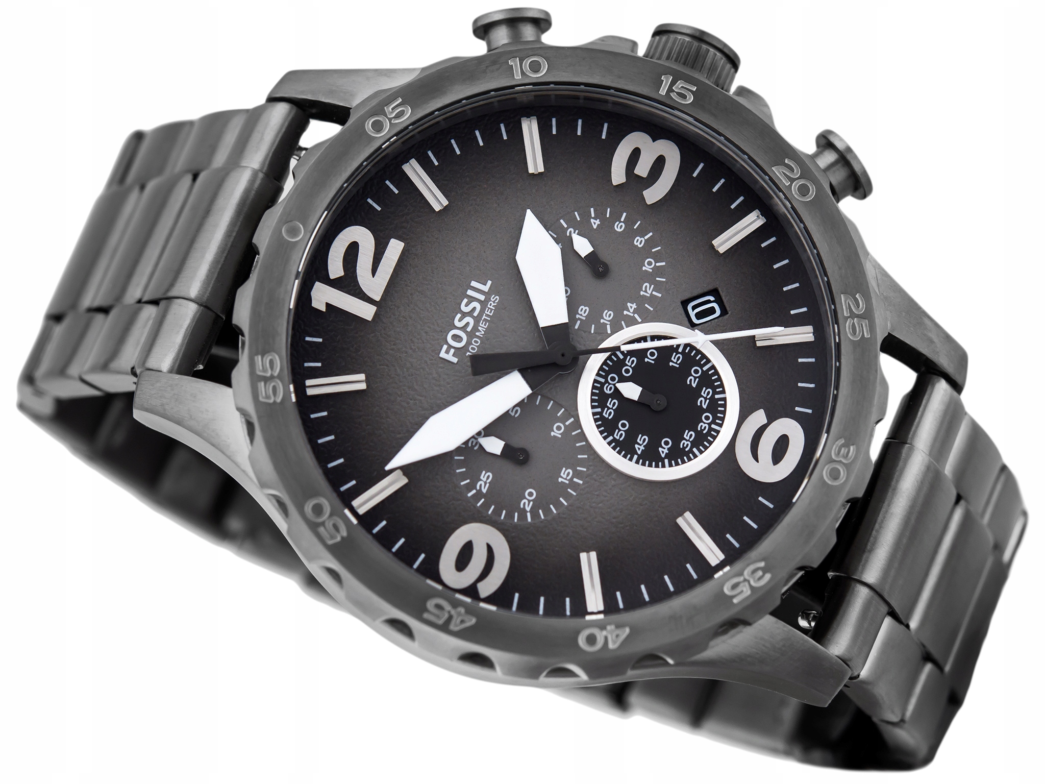 Pánské Hodinky Fossil JR1437 Stopky Multidata Módní