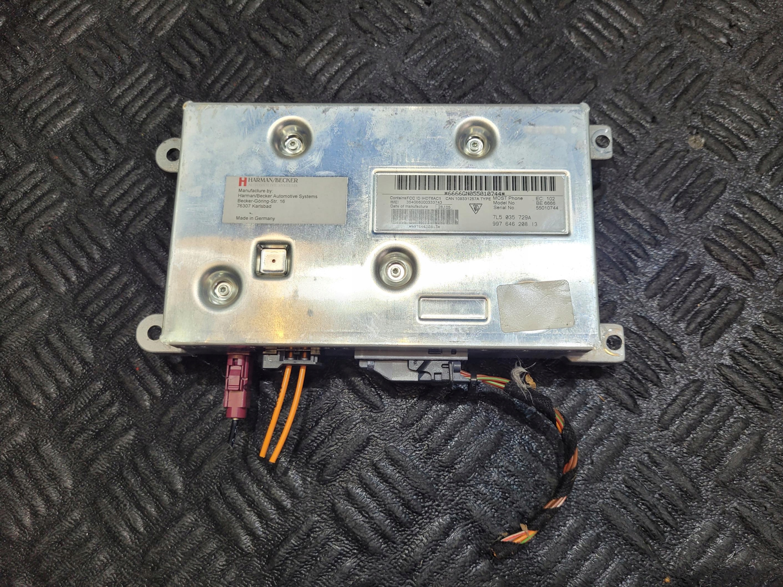 module control unit 99764620813 PORSCHE BOXSTER CAYMAN S 987