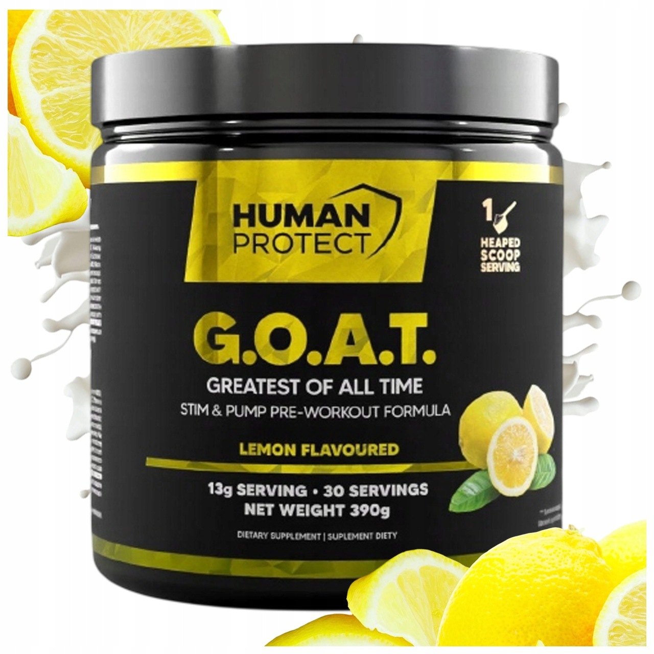 Human Protect G.o.a.t. 390g Předtréninkovka Citron