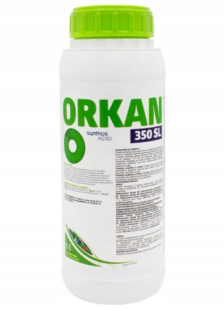 

Orkan 350SL 1L totalny glifosat chwast perz skrzyp