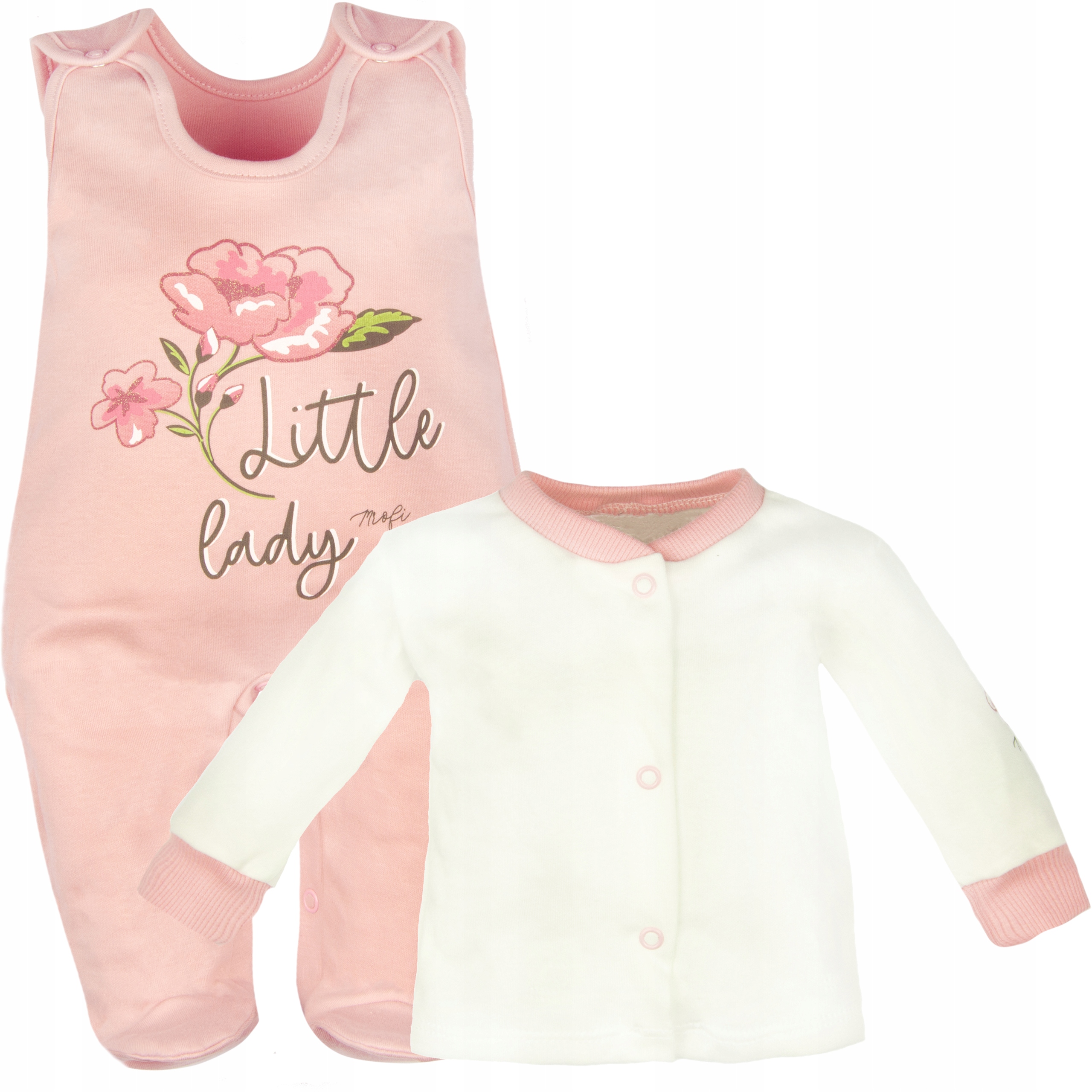 

Komplet Śpiochy Kaftanik little lady 62