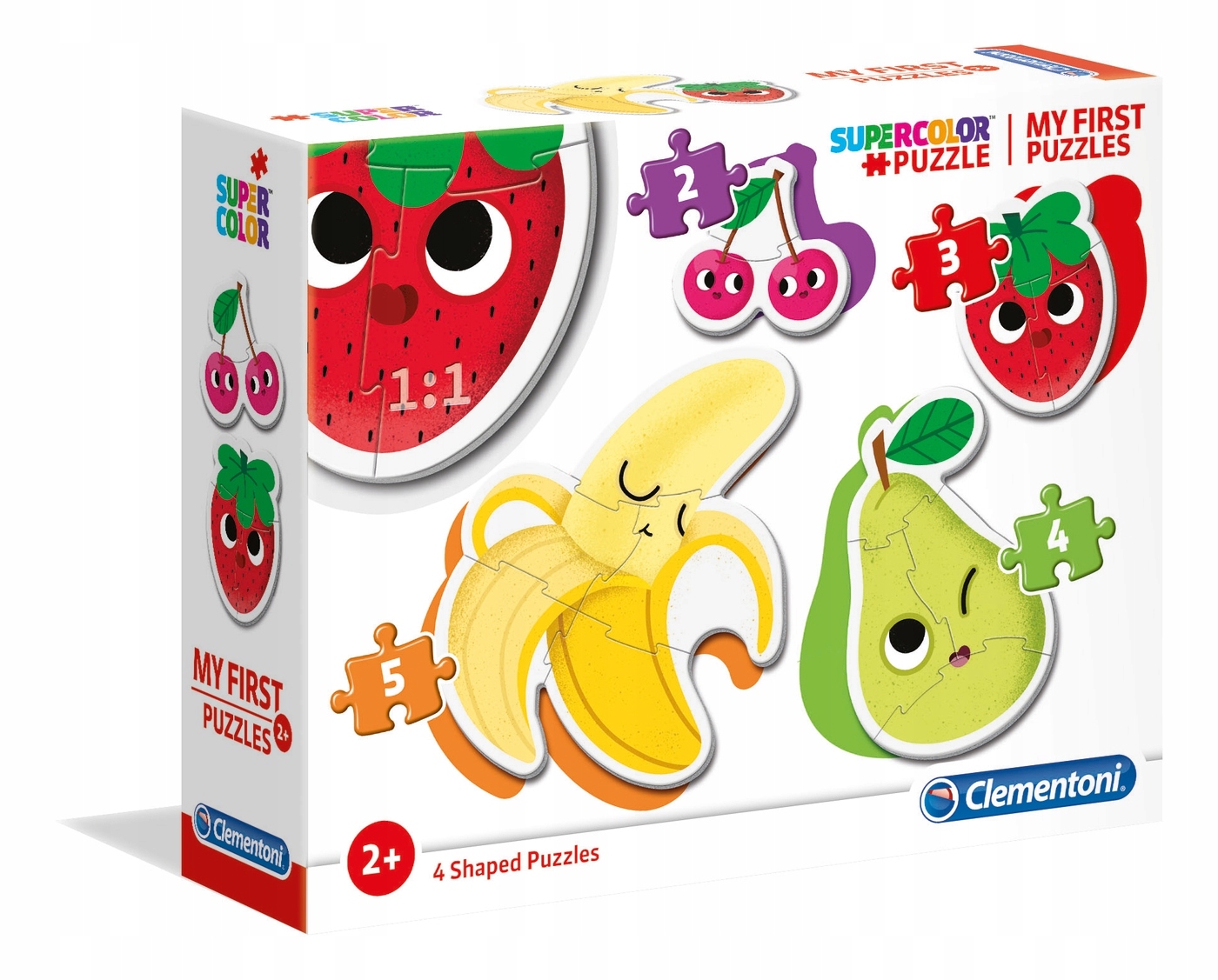 

Clementoni 20815 Pierwsze Puzzle 4w1 Owoce