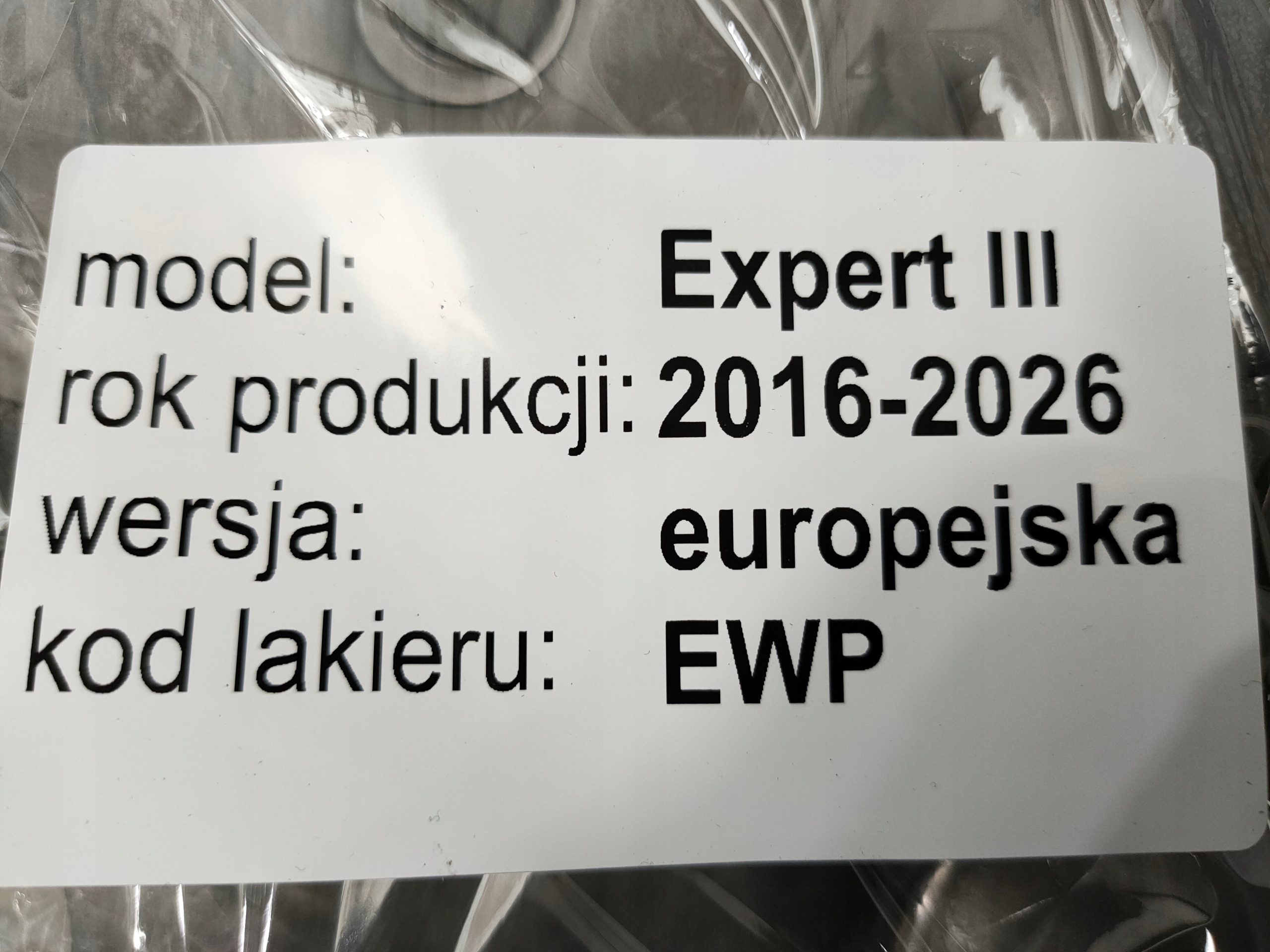 JUMPY EXPERT PROACE III 16-25 páčka elektrická brzda 9813087277 OE