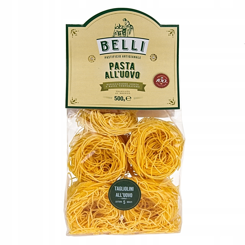 

Pastificio Belli Makaron Taglierini 500G Jajeczny