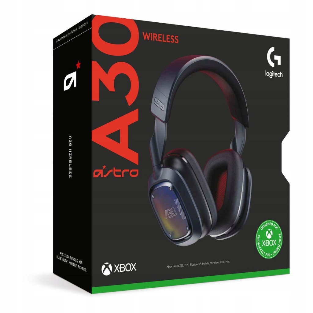 Logitech fül körüli fejhallgató Astro A30 Lightspeed Bluetooth Xbox Series