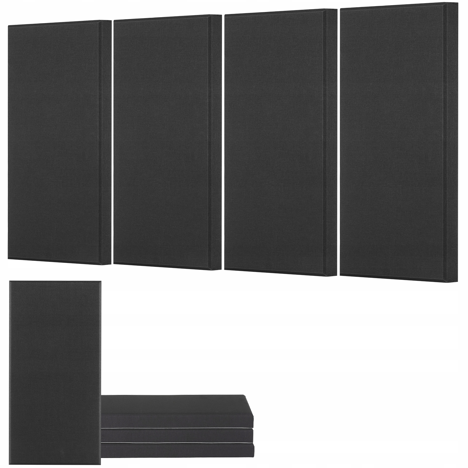 Panele Akustyczne Vevor 4 Szt 600X300X50MM Samoprzylepne Mocne Wygłuszenie
