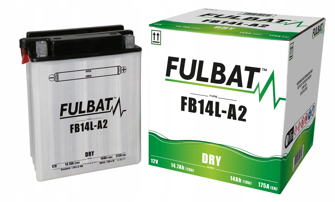 Batéria Fulbat Ful Dry FB14L-A2 YB14L-A2 (kyselina je súčasťou balenia)