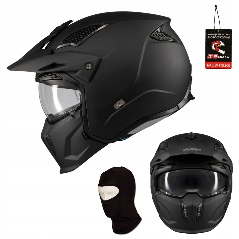 Motocyklová prilba Mt Streetfighter Sv S Pure Black Matt čierna matná Darčeky