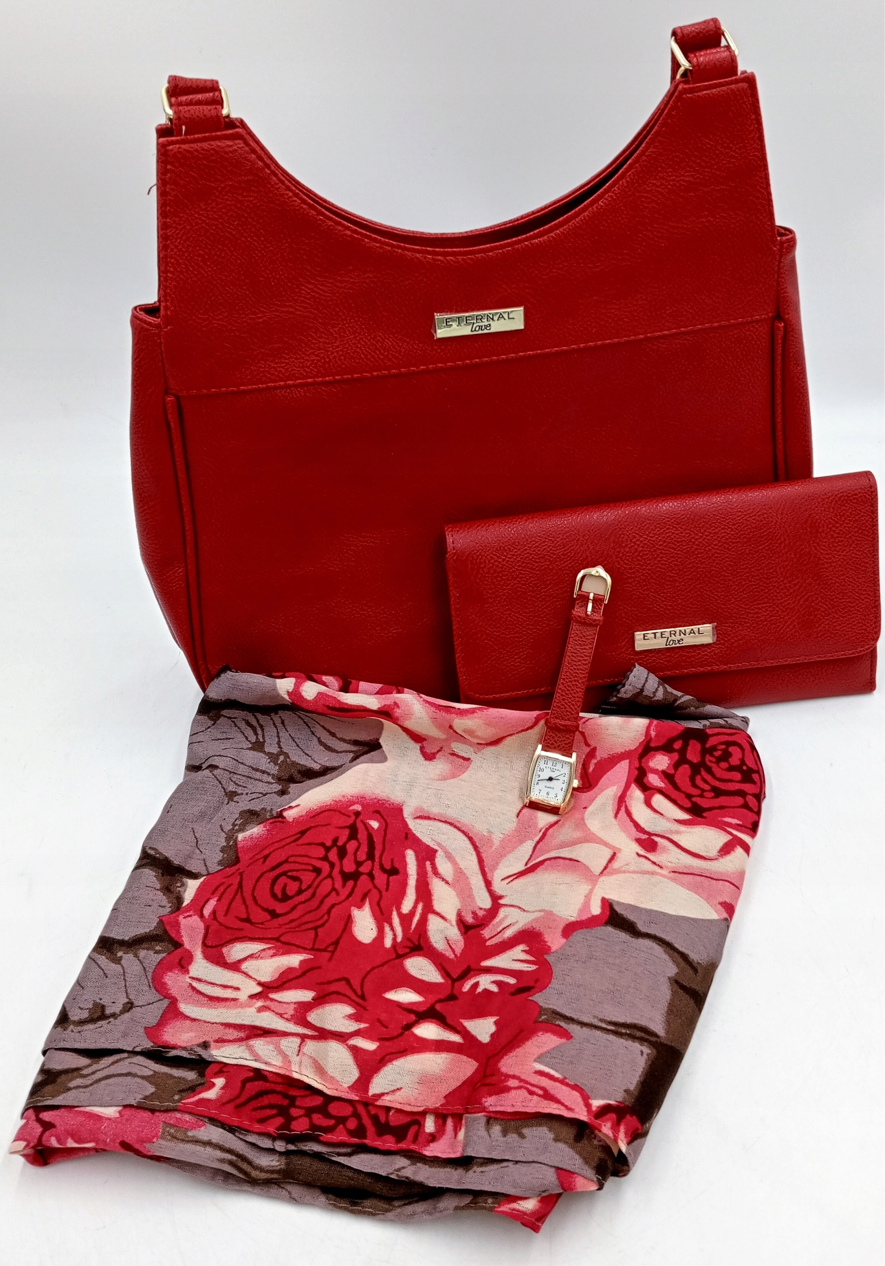 Zestaw Torebka Apaszka Zegarek Portfel ETERNAL EAN (GTIN) 46405215031801