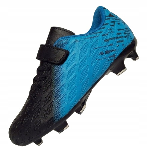 Apawwa korki piłkarskie czarne niebieskie lanki X2605R Navy rozmiar 35