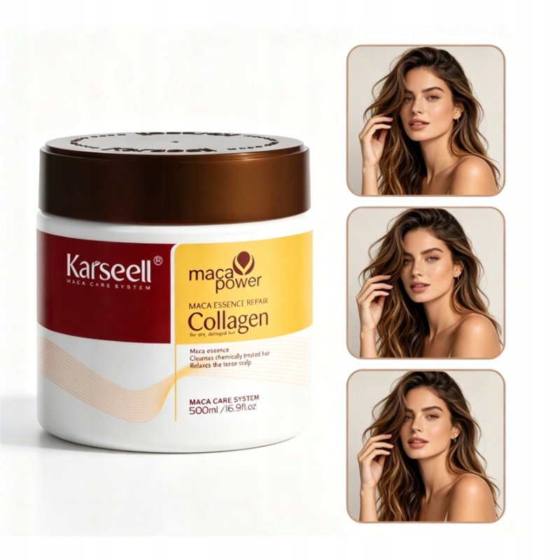 Originální kolagenová maska Karseell Collagen na vlasy 500 ml