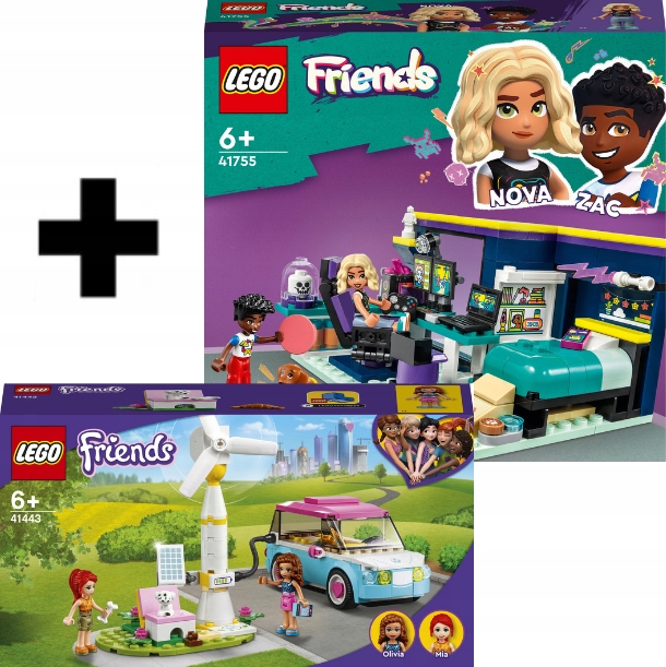 Lego Friends Pokoj Novy 41755 Herna Lego 41443 Dárková Sada