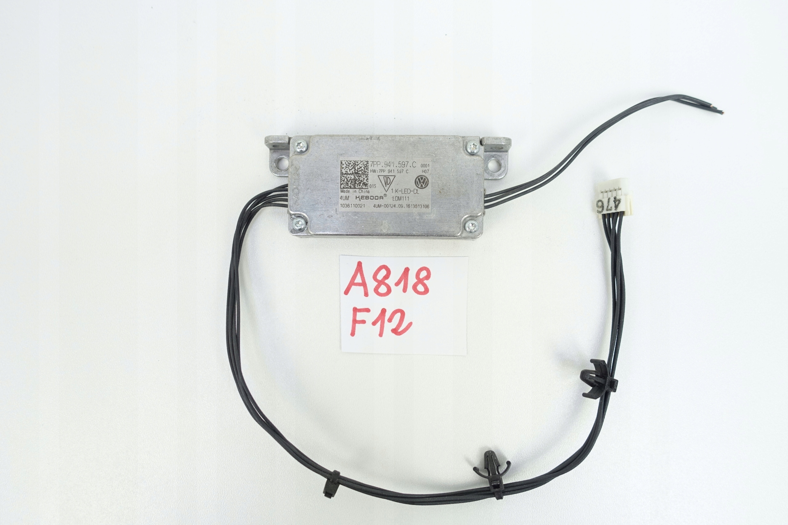 control unit module LED VW SKODA 7PP941597C