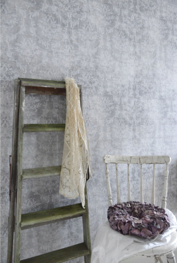 Tapeta S Potlačou Grey Vintage Paint Jeanne d'Arc