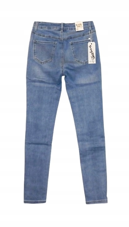 SPODNIE DAMSKIE TRANG JEANS GUZIKI r. 38 Rozmiar 38