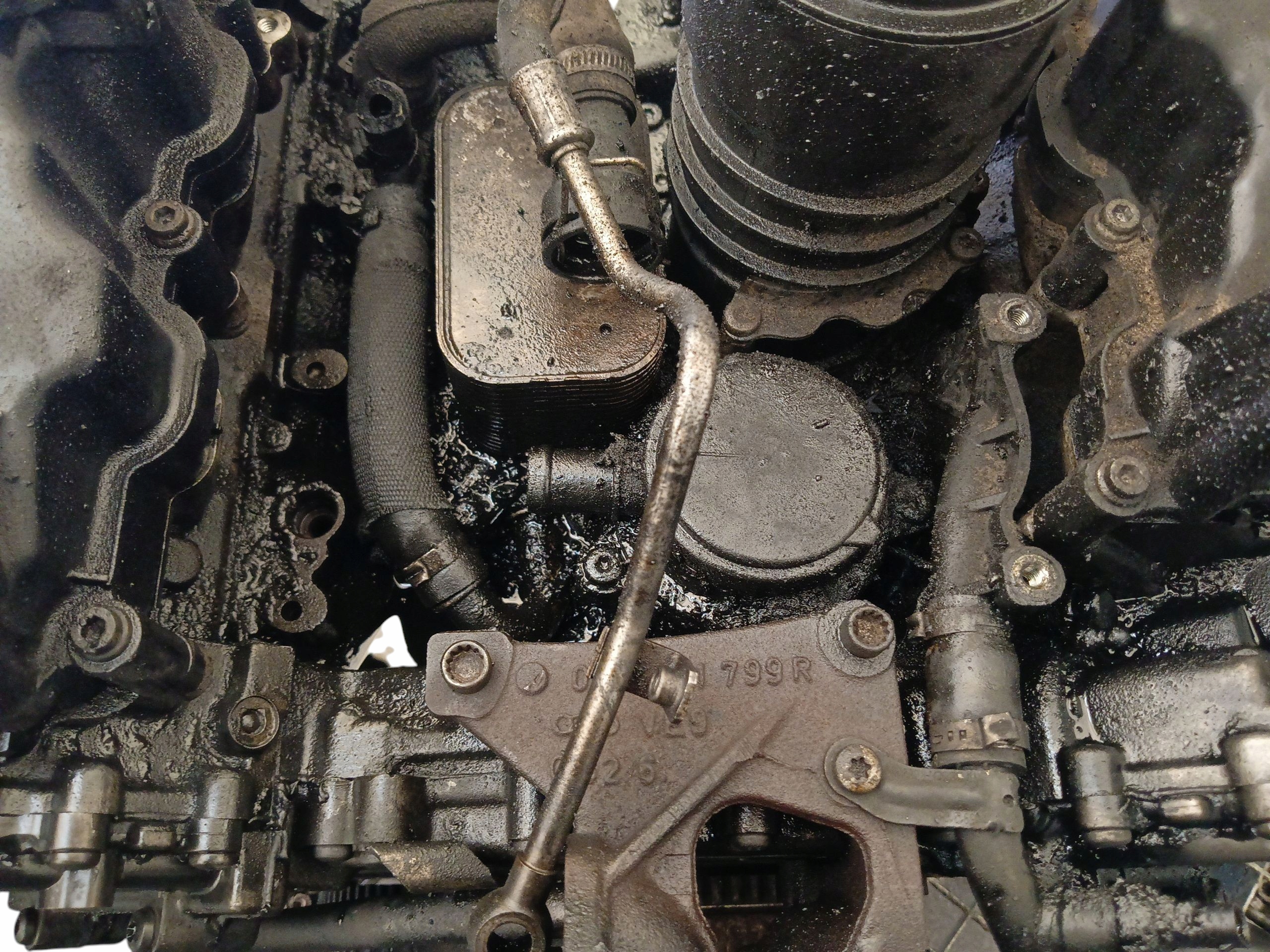 engine pillar AUDI A6 C6 3.0 TDI 240KM 176kW CDYA CDY 228 TYS