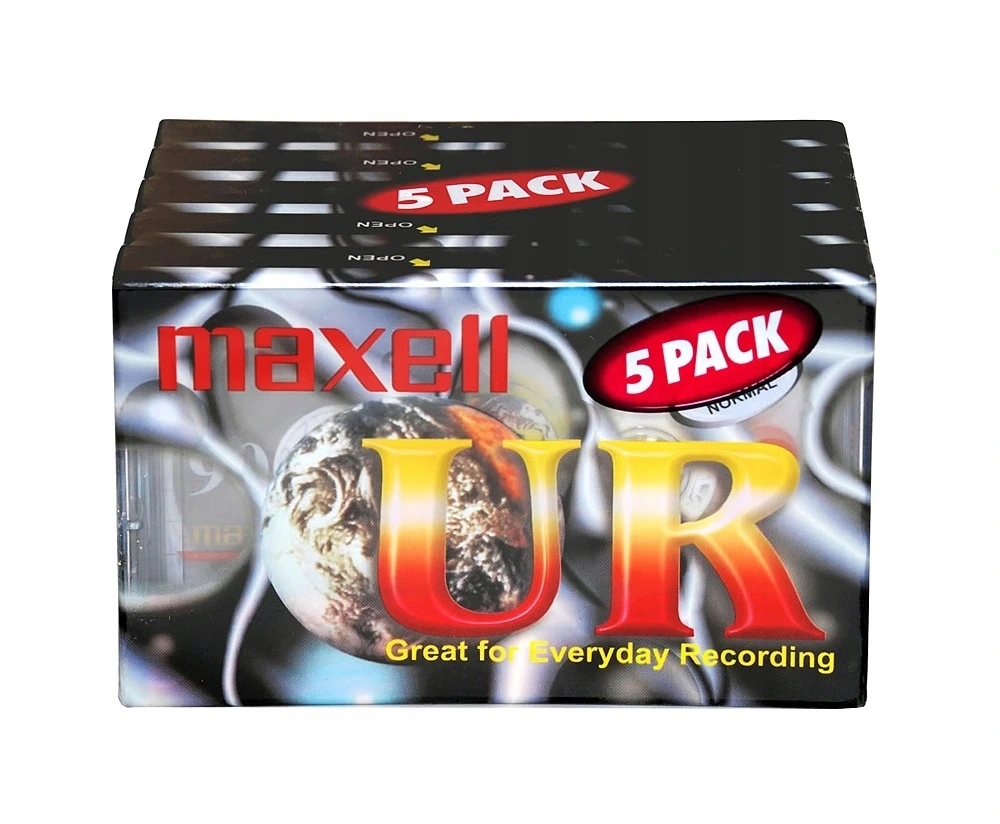 

Nowe Kasety Magnetofonowe Audio Maxell 90min 5szt