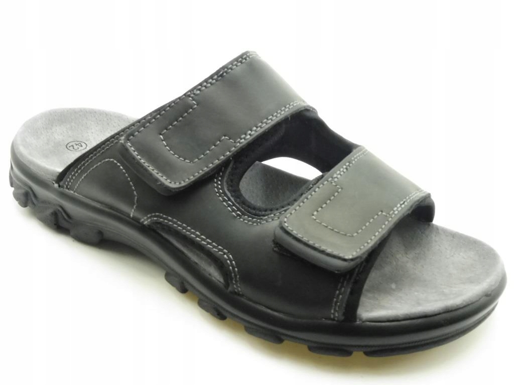 

Klapki męskie Skóra- Dk 18003 Blk ; Rozmiar - 42