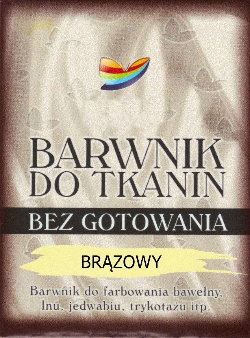 barwnik do tkanin bez gotowania  brązowy 15g — 3