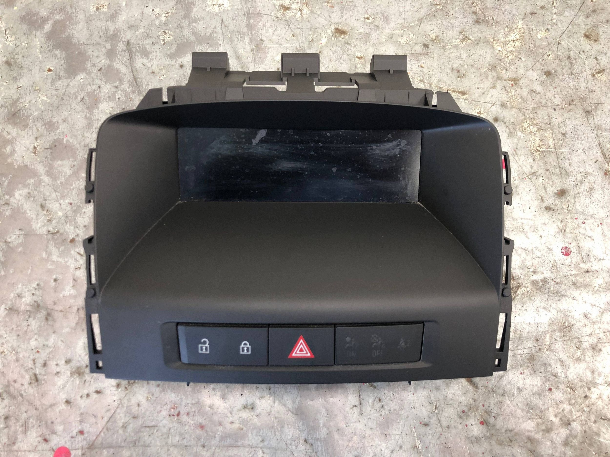 display OPEL ASTRA J 13267984 13362791